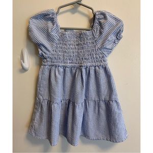 Old Navy Smocked Seersucker Dress Size 18-24 months